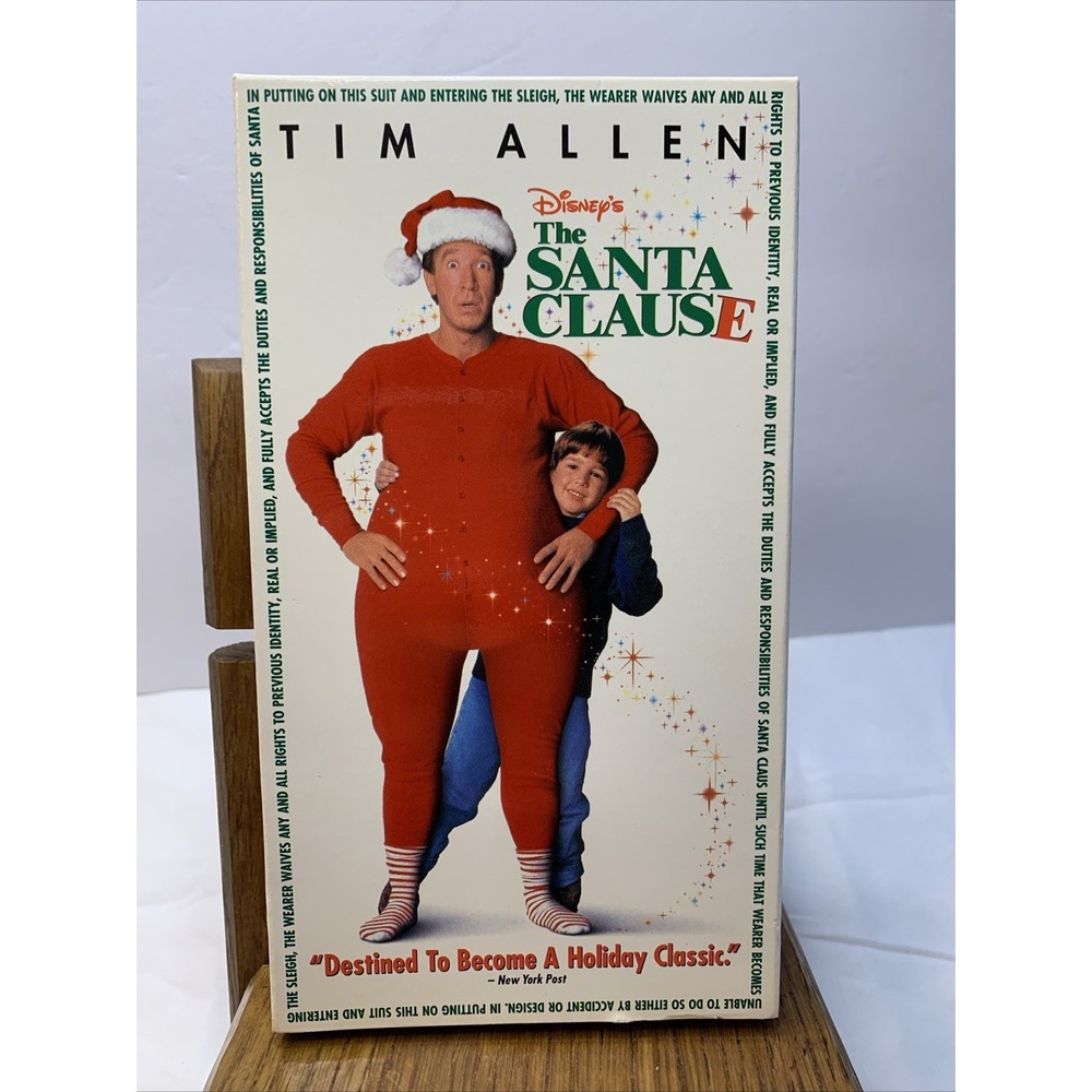Disney's The Santa Clause VHS Video Tape Movie Allen Claus Holiday Christmas VTG